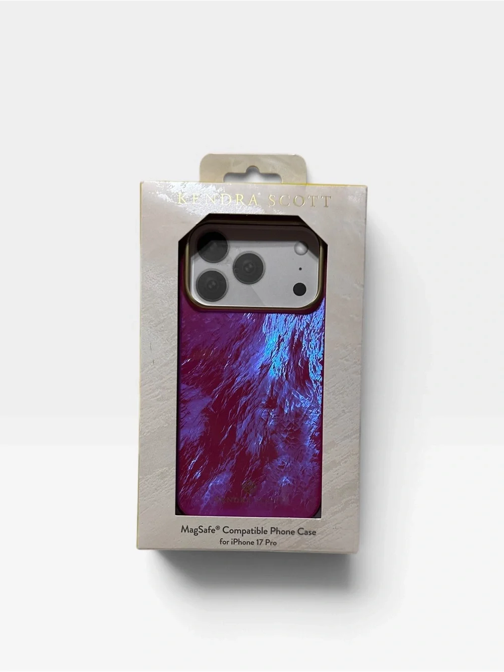 Kendra Scott Iridescent MagSafe Phone Case in Purple and Blue